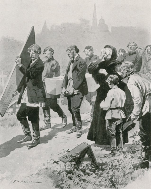 En middelklassebegravelse av Frederic de Haenen