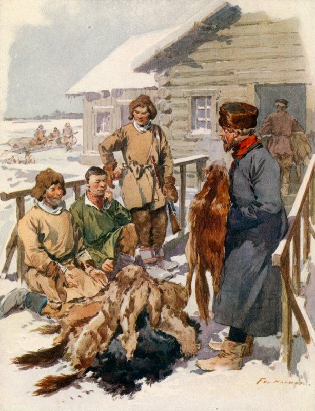 En Northern Fur Merchant av Frederic de Haenen
