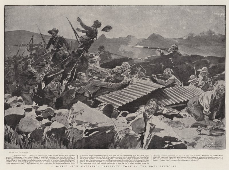 A Sortie from Mafeking, Desperate Work in the Boer Trenches av Frederic de Haenen