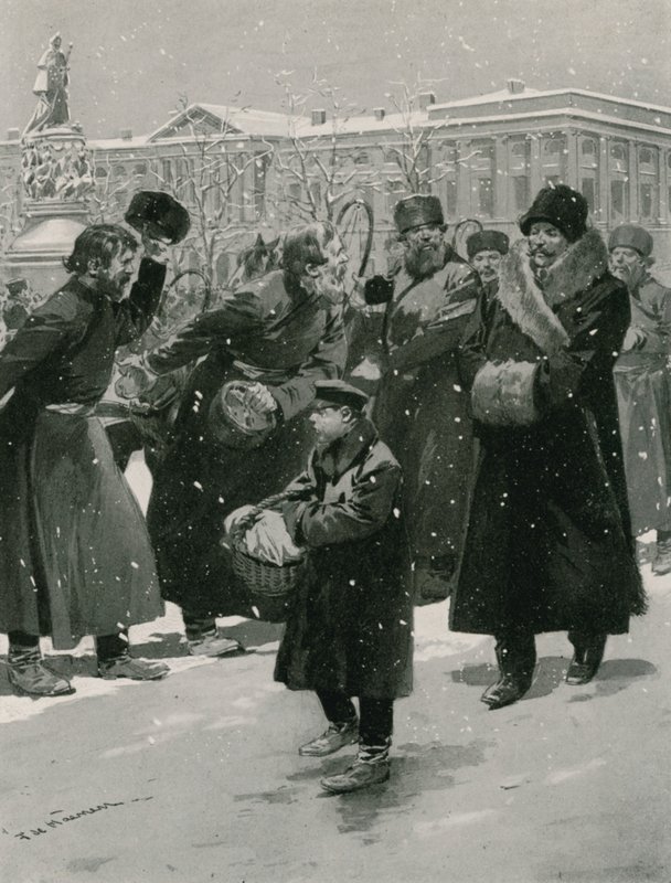 Trenere fra Nevsky Prospect av Frederic de Haenen