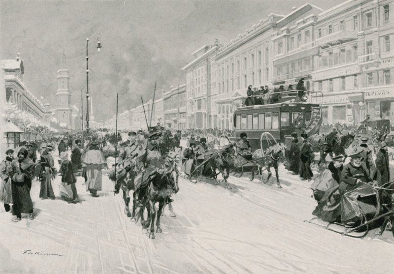 Nevsky Prospect av Frederic de Haenen