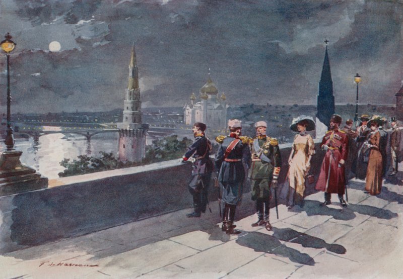 Kremls terrasse av Frederic de Haenen
