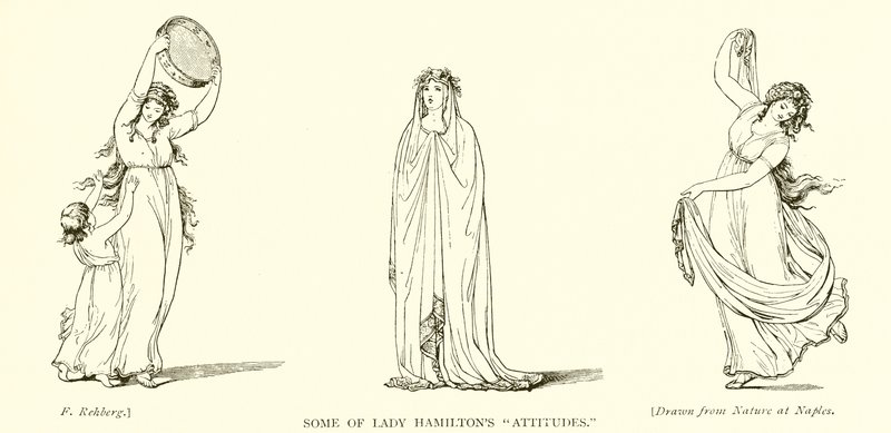 Noen av Lady Hamiltons holdninger av Frederich Rehberg