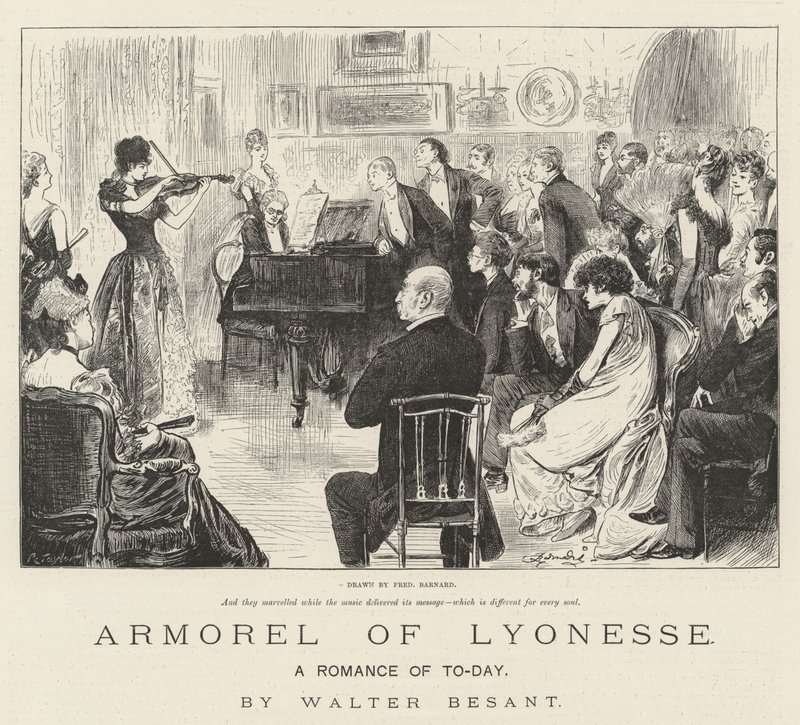 Armorel of Lyonesse, A Romance of To-Day, av Walter Besant av Frederick Barnard