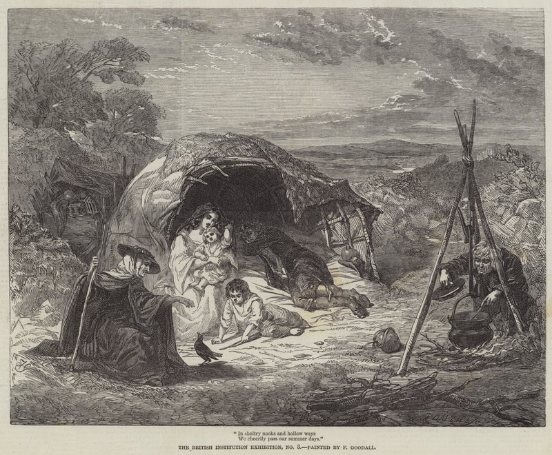 I ly kriker og hule veier passerer vi gladelig sommerdagene våre av Frederick Goodall