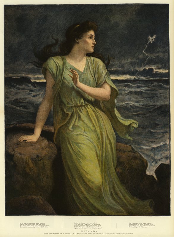 Miranda av Frederick Goodall