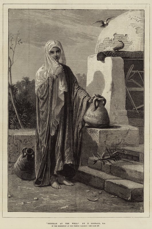 Rebekka ved brønnen av Frederick Goodall