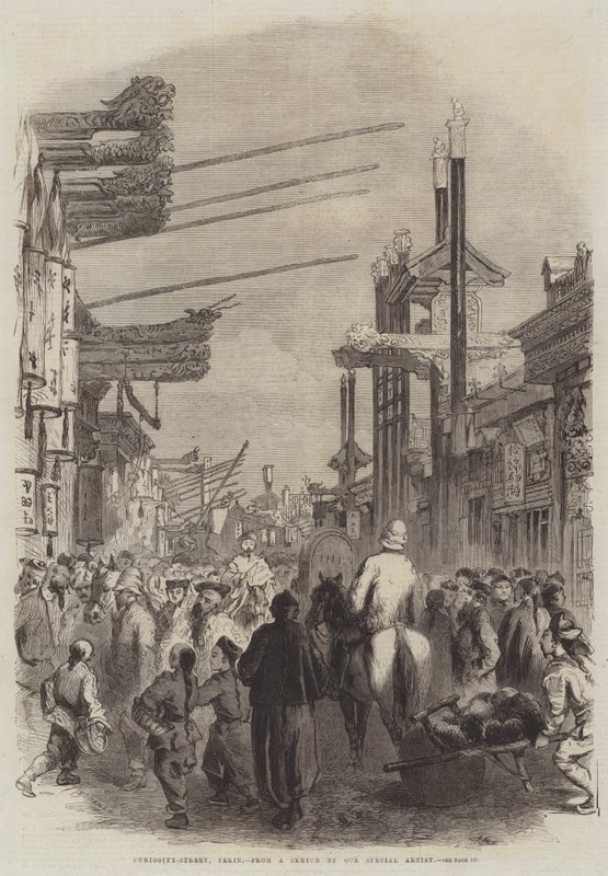 Curiosity-Street, Pekin av Frederick John Skill