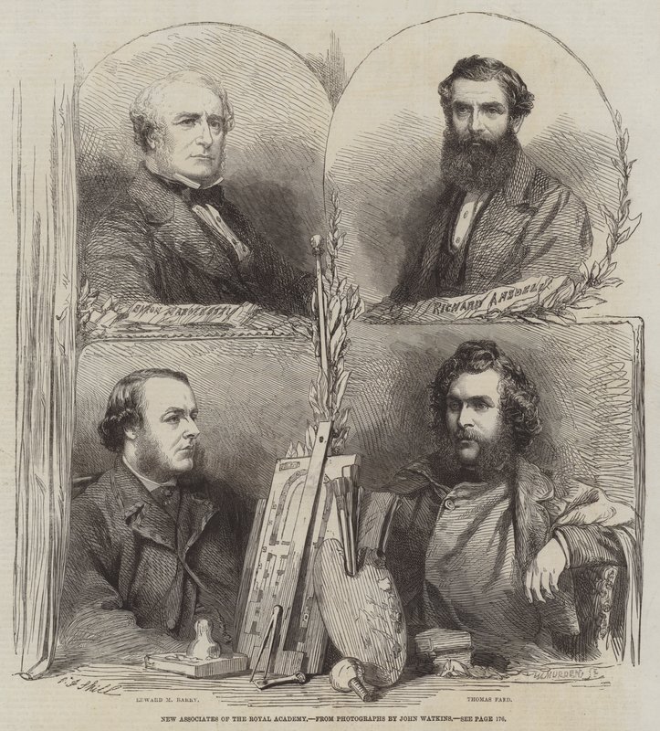 Nye medarbeidere ved Royal Academy av Frederick John Skill