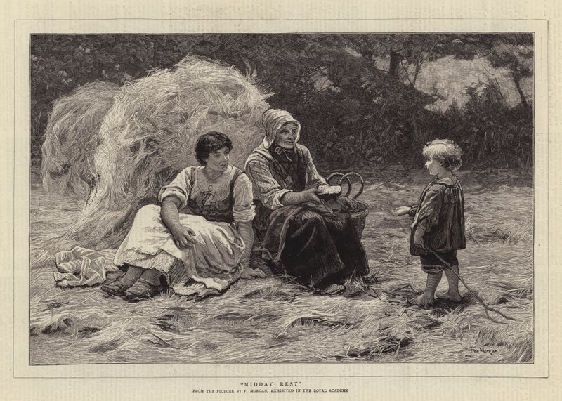 Middagshvile av Frederick Morgan