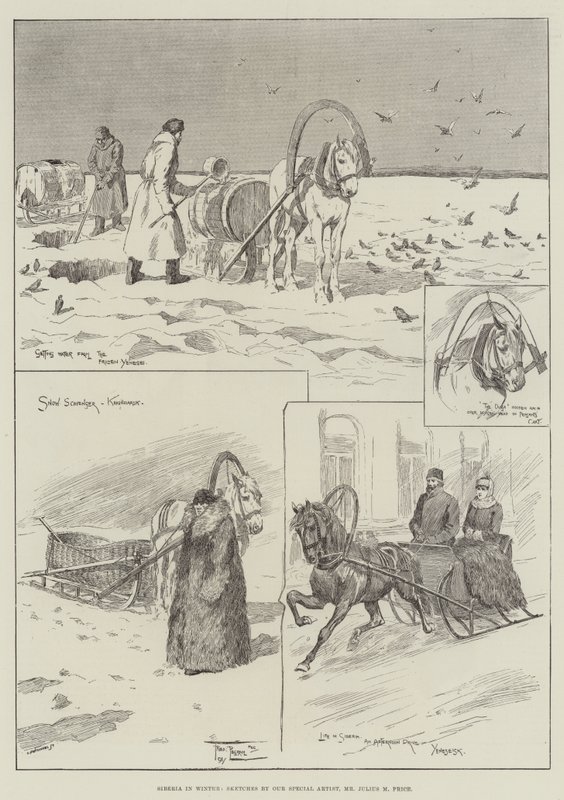 Sibir om vinteren av Frederick Pegram