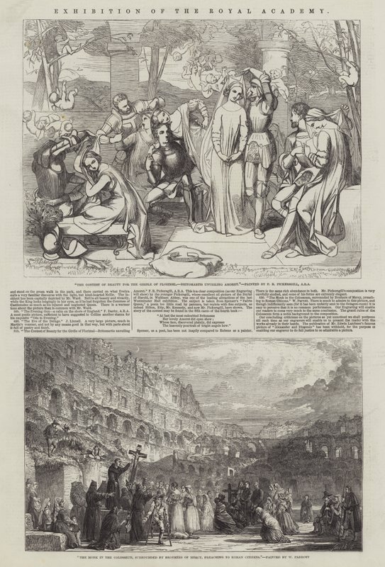 Utstilling av Royal Academy av Frederick Richard Pickersgill
