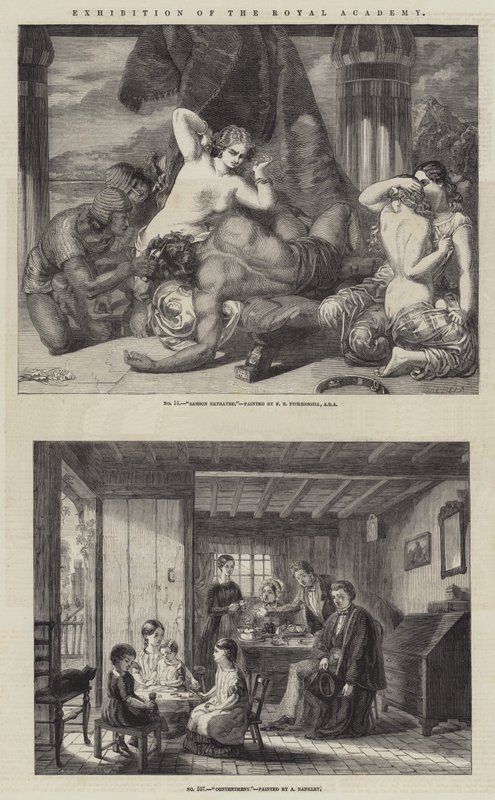 Utstilling av Royal Academy av Frederick Richard Pickersgill