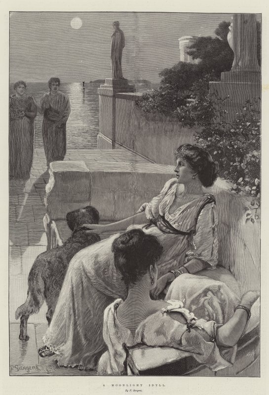 En måneskinnsidyll av Frederick Sargent