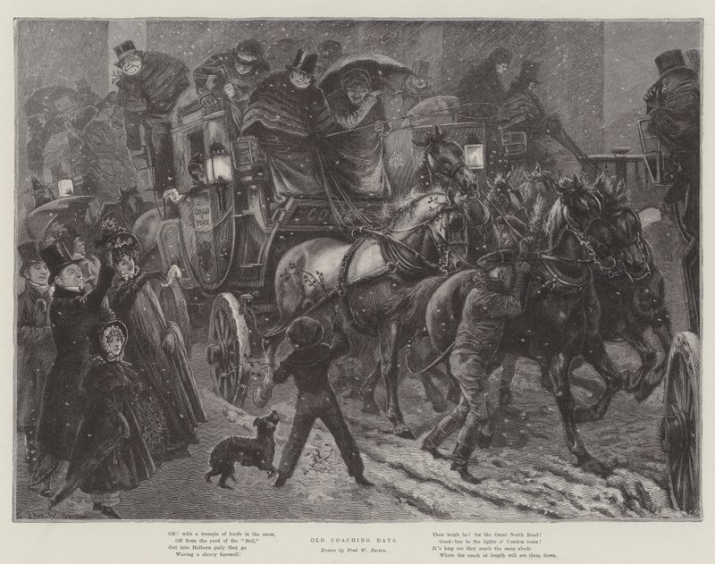 Gamle trenerdager av Frederick William Burton