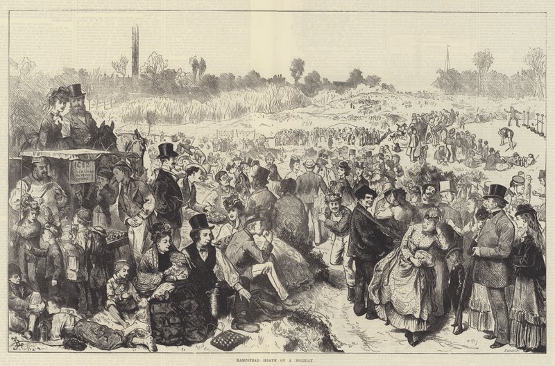 Hampstead Heath på ferie av Frederick Barnard
