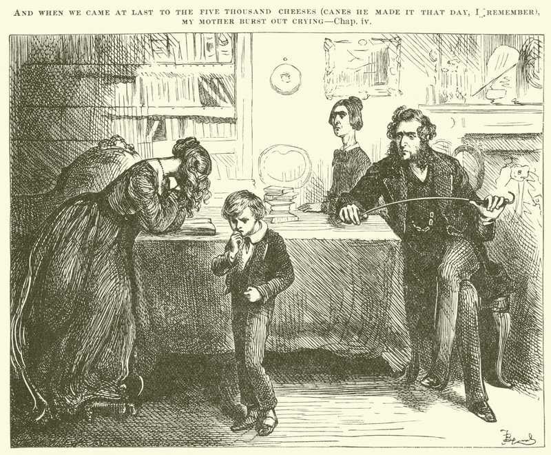 Illustrasjon for David Copperfield av Frederick Barnard