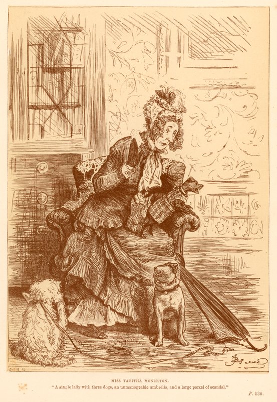 Miss Tabitha Monckton av Frederick Barnard