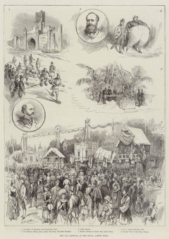 Iskarnevalet i Royal Albert Hall av Frederick George Kitton
