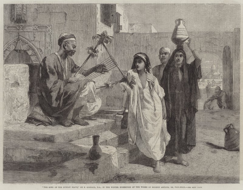 Sangen om den nubiske slaven av Frederick Goodall