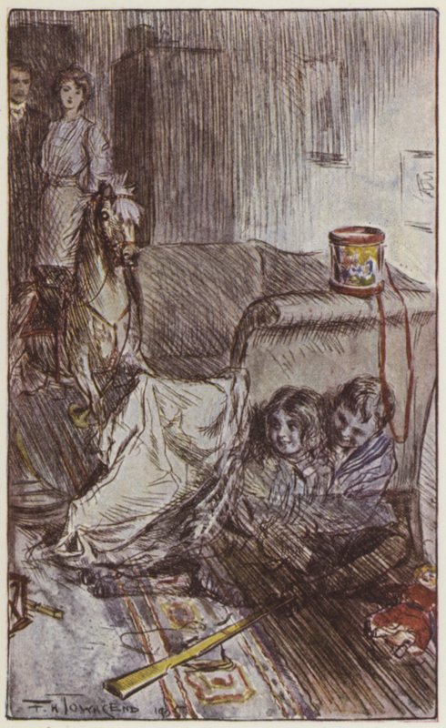 Illustrasjon for They av Rudyard Kipling (farge litho) av Frederick Henry Townsend