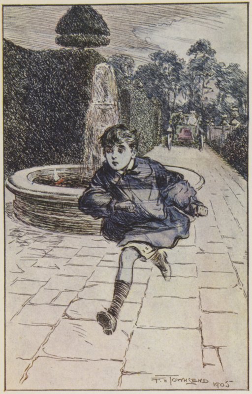 Illustrasjon for They av Rudyard Kipling (farge litho) av Frederick Henry Townsend