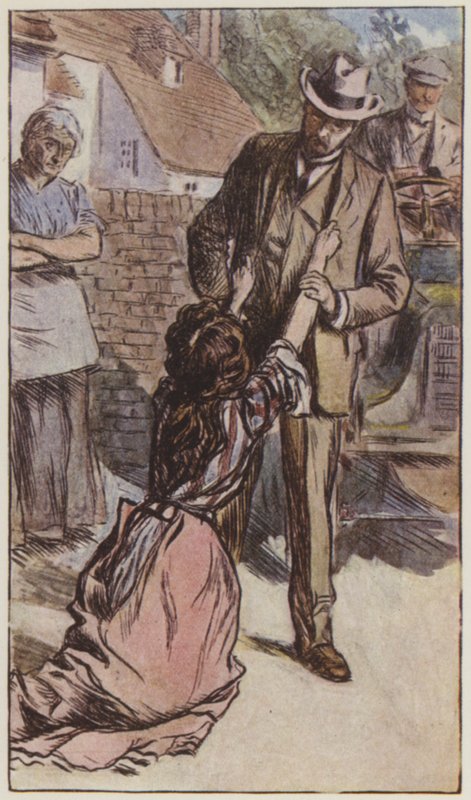 Illustrasjon for They av Rudyard Kipling (farge litho) av Frederick Henry Townsend