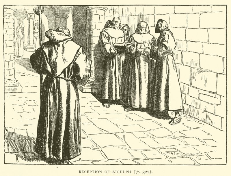 Mottak av Aigulph av Frederick Henry Townsend