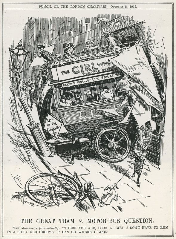 The Great Tram v. Motor-Bus-spørsmålet av Frederick Henry Townsend