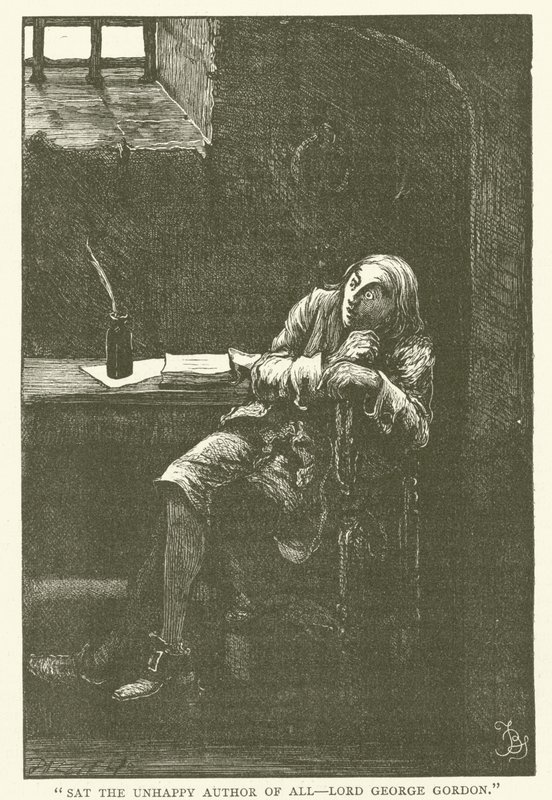 Illustrasjon for Barnaby Rudge av Frederick L. Bernard