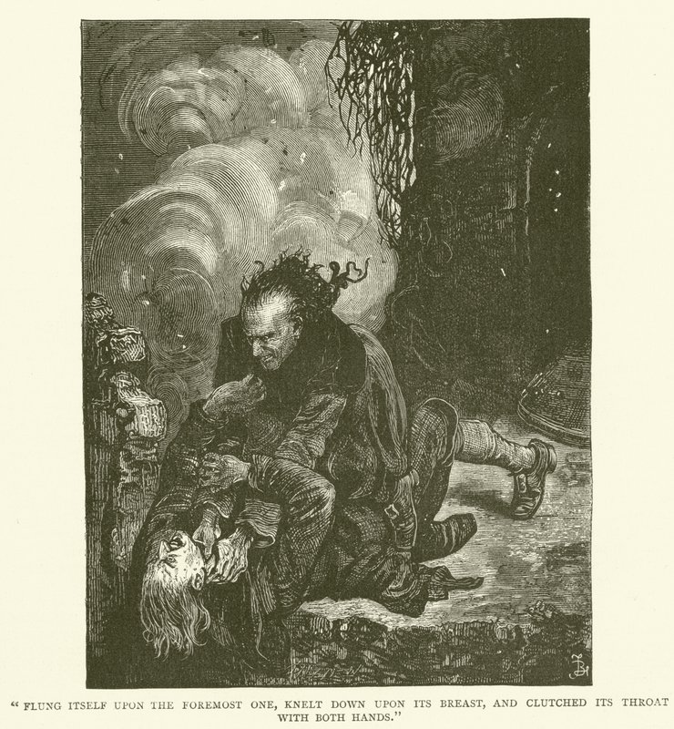 Illustrasjon for Barnaby Rudge av Frederick L. Bernard