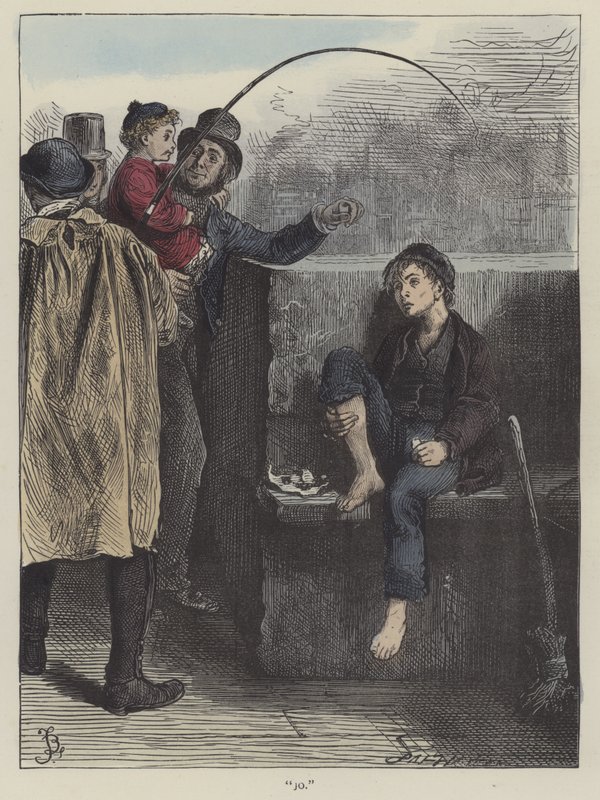 Illustrasjon for Bleak House av Frederick L. Bernard