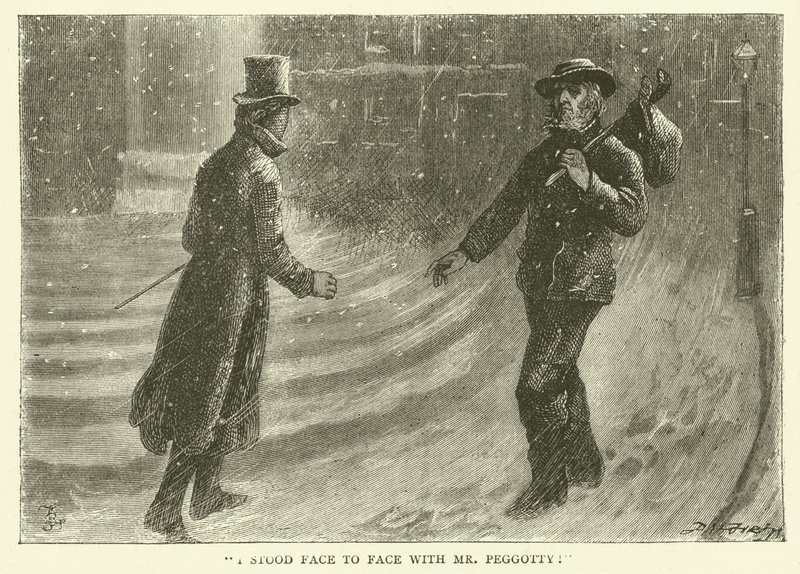 Illustrasjon for David Copperfield av Frederick L. Bernard