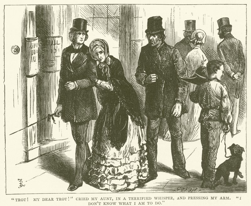 Illustrasjon for David Copperfield av Frederick L. Bernard
