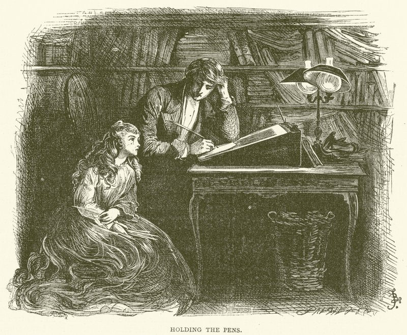 Illustrasjon for David Copperfield av Frederick L. Bernard