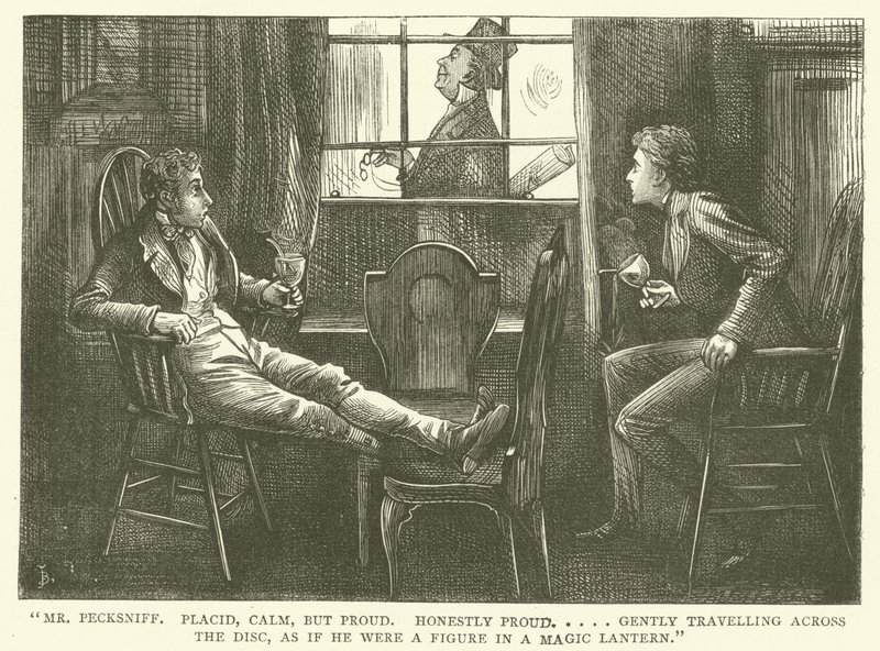 Illustrasjon for Martin Chuzzlewit av Frederick L. Bernard