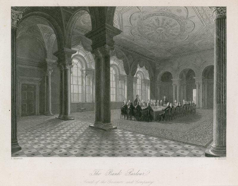 Bank of England, Parlor av Frederick Mackenzie