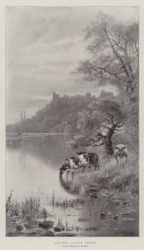 Arundel Castle, Sussex av Frederick William Hayes