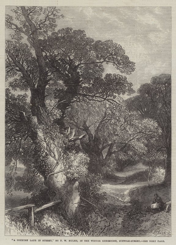 En Country Lane i Surrey av Frederick William Hulme