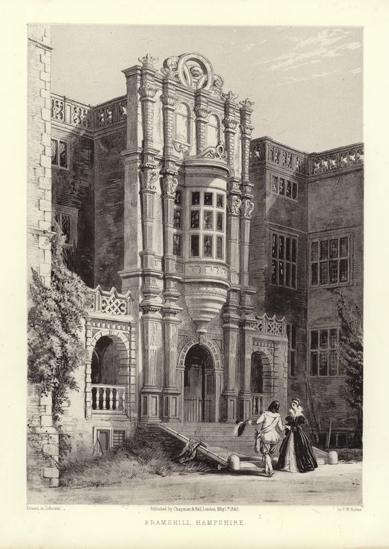 Bramshill, Hampshire (lithotint) av Frederick William Hulme