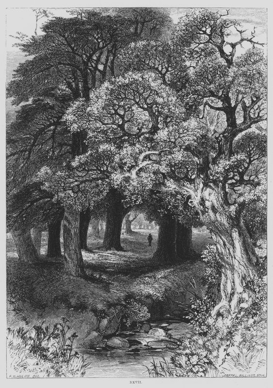 John Milton, Il Penseroso (gravering) av Frederick William Hulme