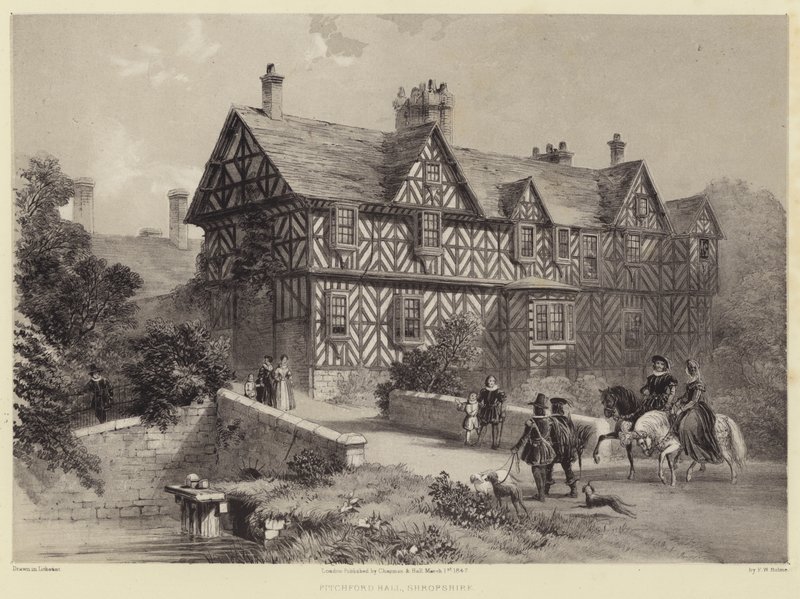Pitchford Hall, Shropshire av Frederick William Hulme