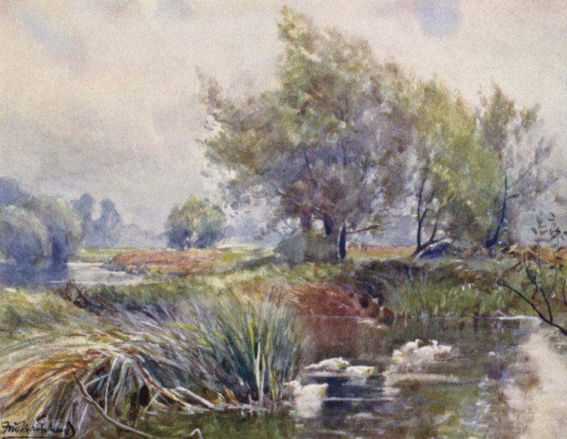 Avon, nedenfor Stratford-on-Avon av Frederick William Newton Whitehead