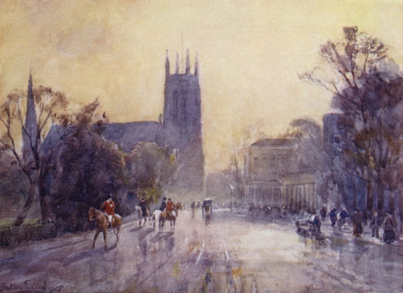 Parish Church and Pump-Room, Leamington av Frederick William Newton Whitehead