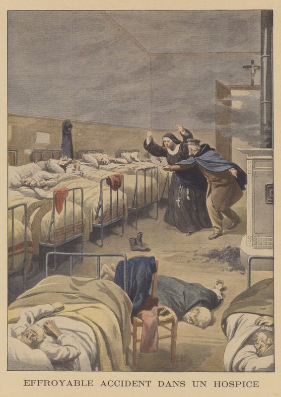 En forferdelig ulykke på et hospice av French School