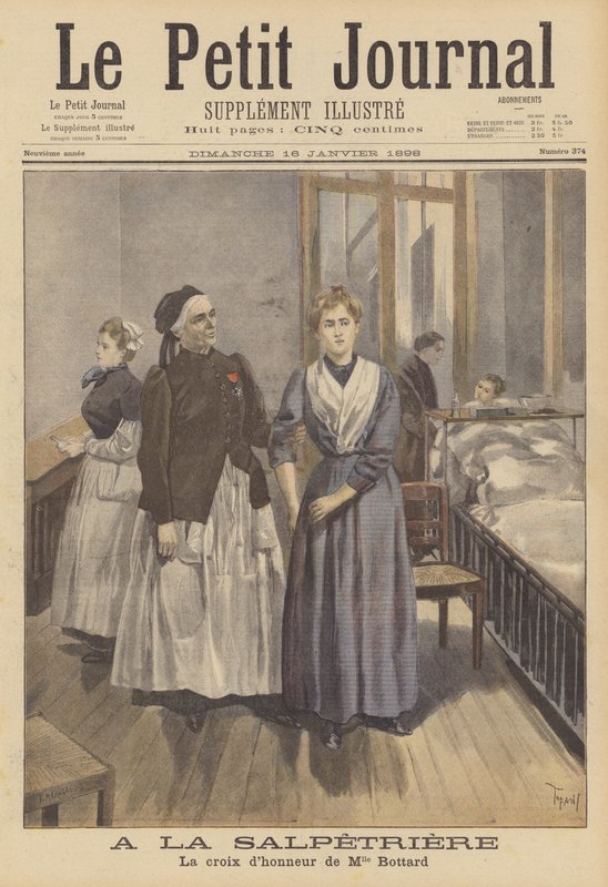 På Salpetriere Hospital, Paris av French School