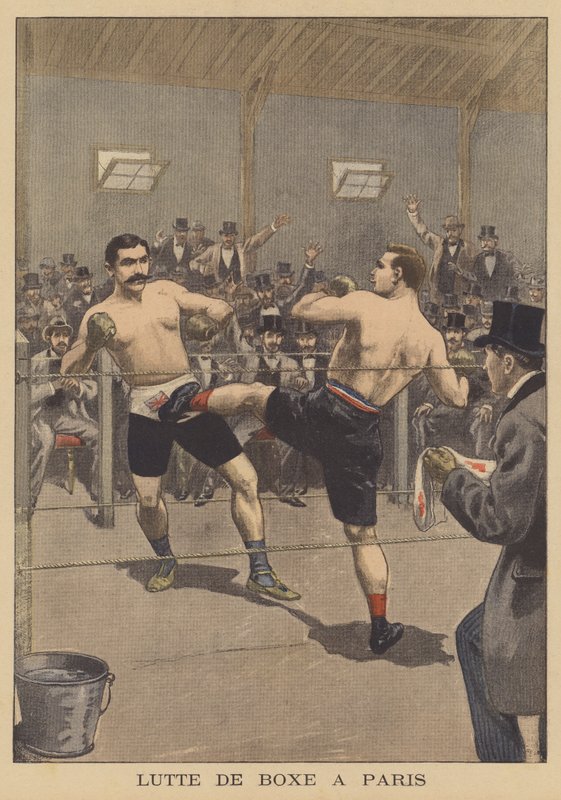 Boksekamp i Paris av French School