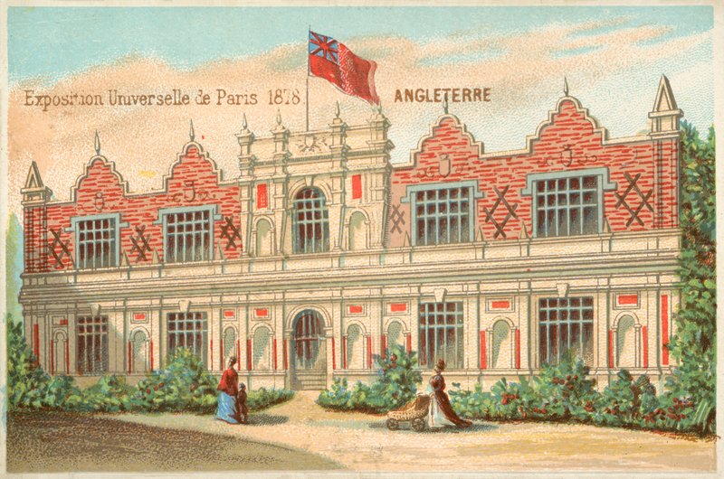 Britisk paviljong, universell utstilling, 1878 av French School