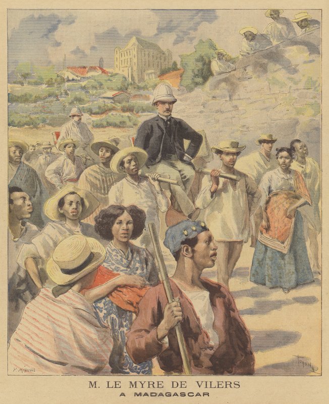 Charles Marie Le Myre de Vilers på Madagaskar av French School