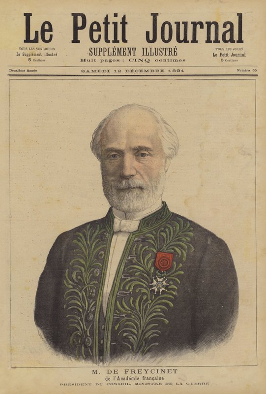 Charles de Freycinet fra Academie Francaise av French School